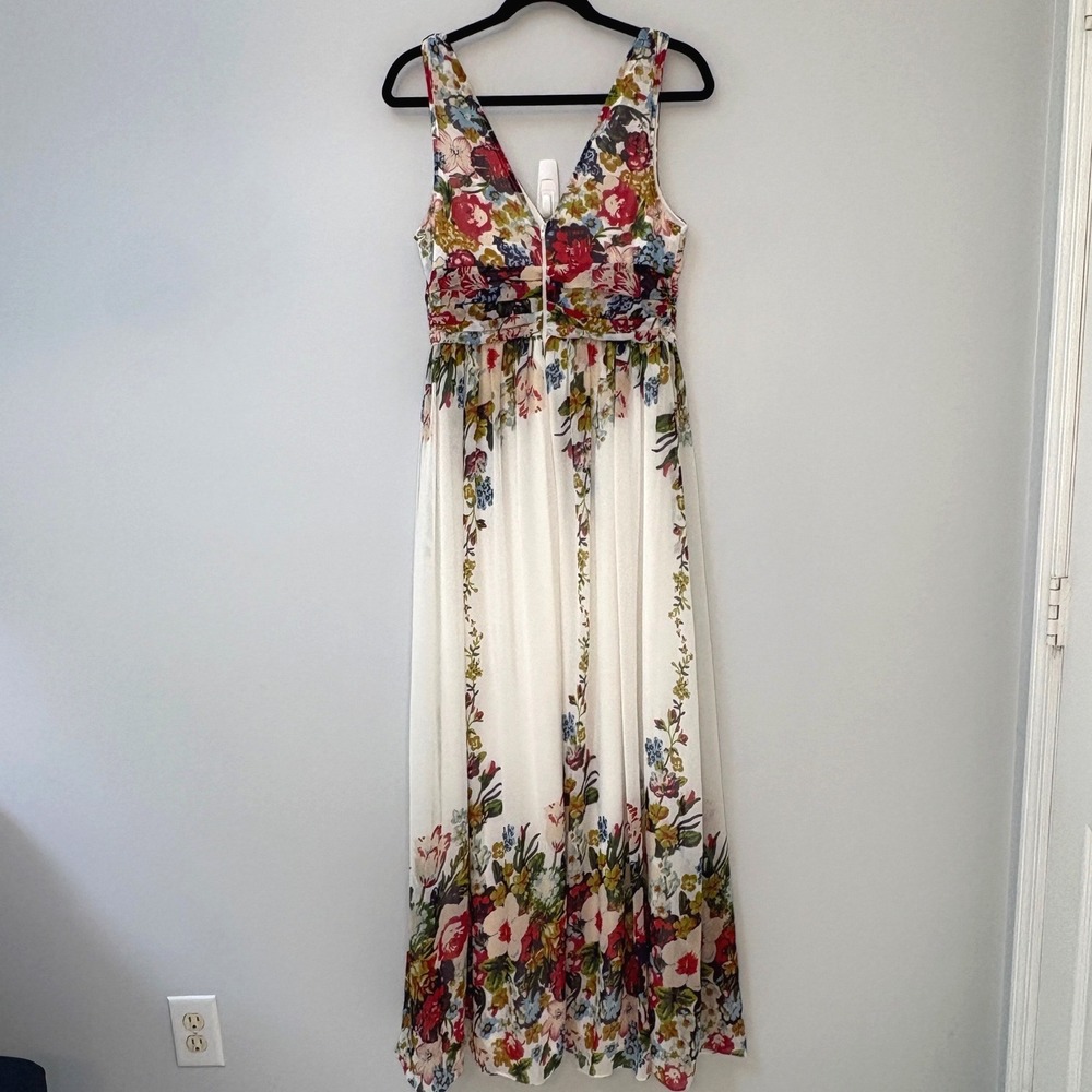 NWT Ever-Pretty Floral Chiffon Formal Dress XL Womens 10 Pageant Prom Maxi - Picture 6 of 10
